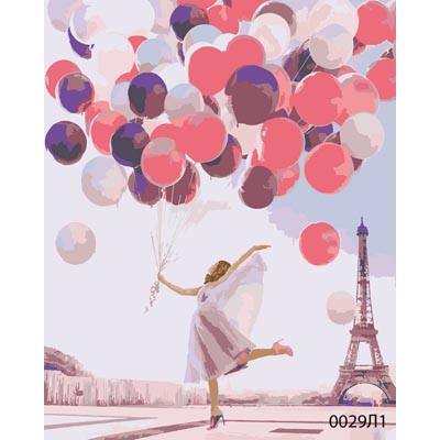 

Картина по номерам Bambino Мой Париж 0029Л1