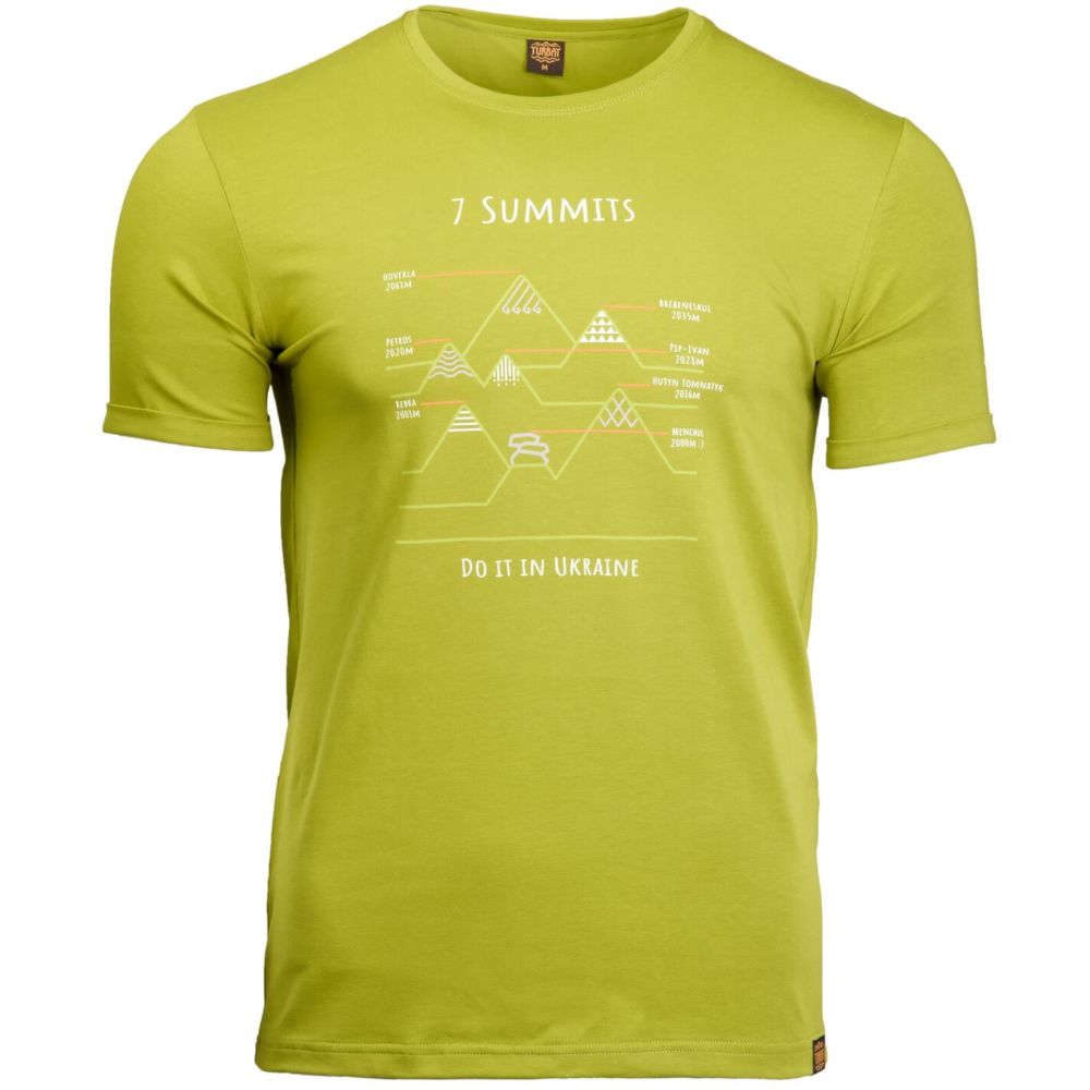 

Футболка мужская Turbat 7 SUMMITS XXL Green 012.004.0933