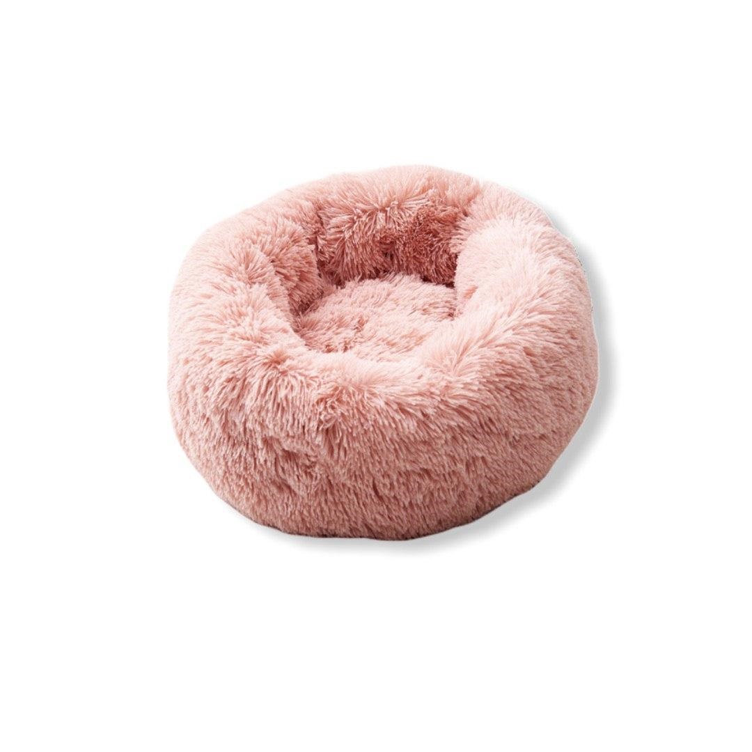 

Подушка-лежак для кошек и собак с ворсом Pets Pillows Розовая диаметр 60 см pink(702)