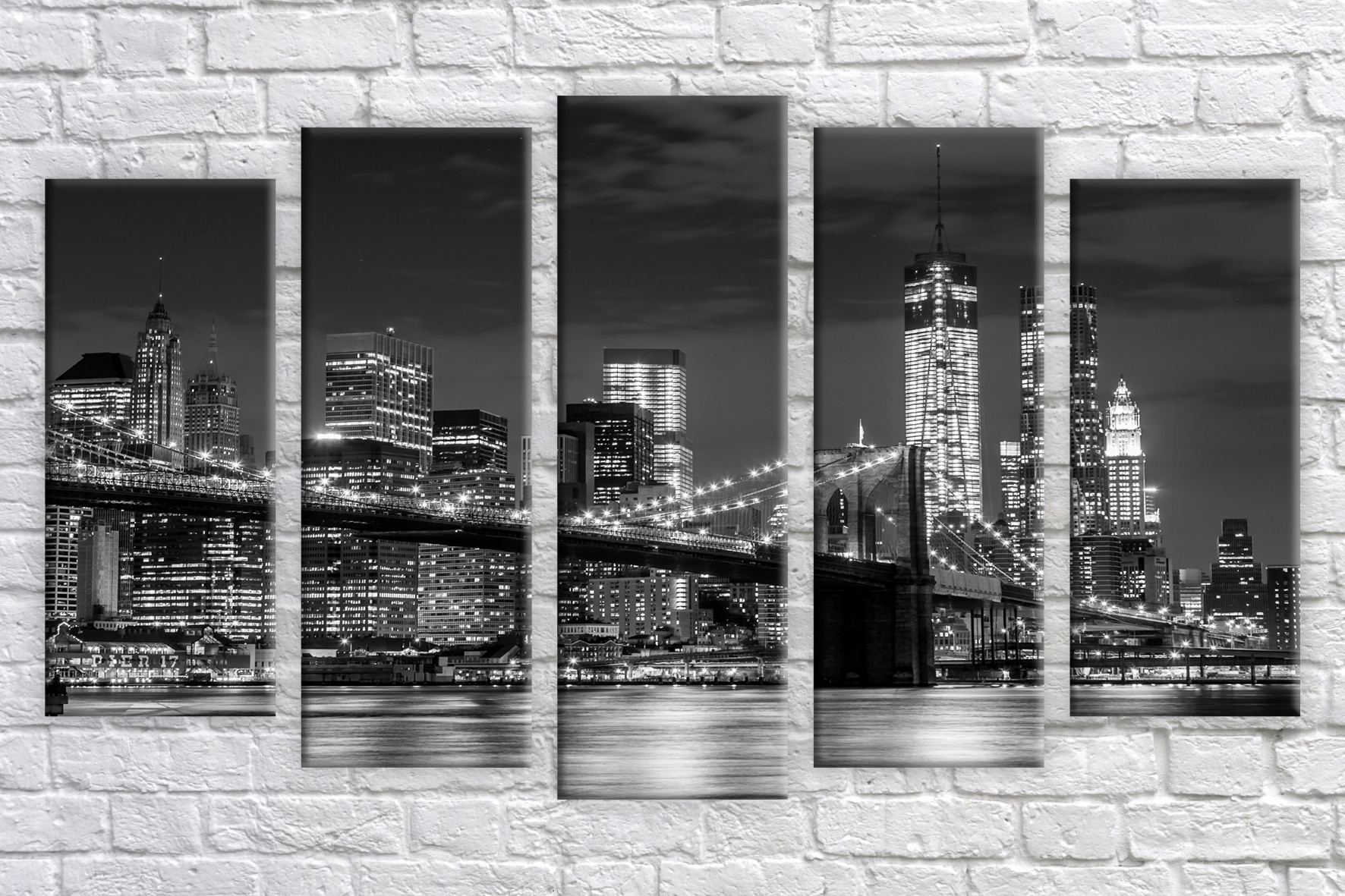 

Картина модульная HolstArt NYC 55*100 см 5 модулей арт.HAB-246