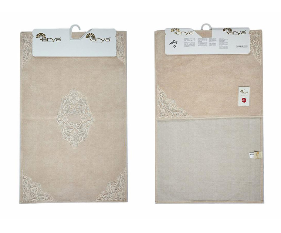 

Набор ковриков для ванной Arya Marlow 50*60 см + 60*100 см пудра арт.TR1003687