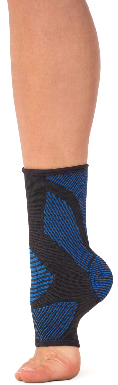 

Бандаж для голеностопного сустава компрессионный Торос-Груп Тип 409 размер 1 Черный с синим (4820114091048)