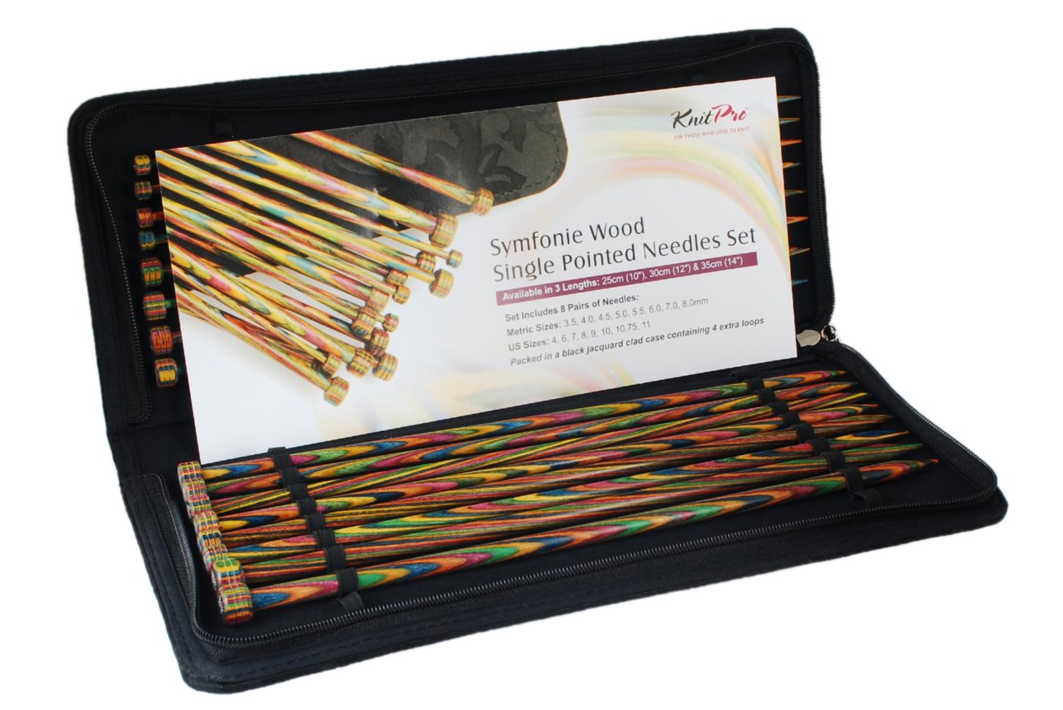 

Набор деревянных прямых спиц 30 см Symfonie Wood KnitPro 20243