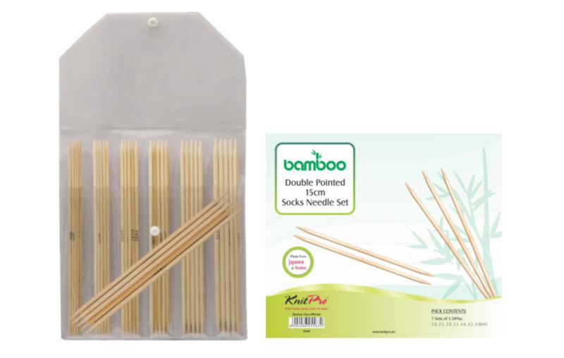 

Набор носочных спиц 15 см Bamboo KnitPro 22544