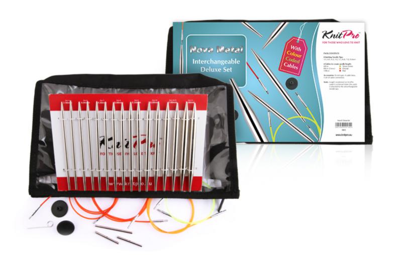 

Набор съемных металлических спиц Deluxe Nova Metal KnitPro 10613