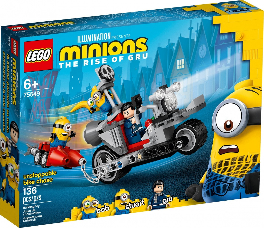 

Lego Minions Невероятная погоня на мотоцикле 75549