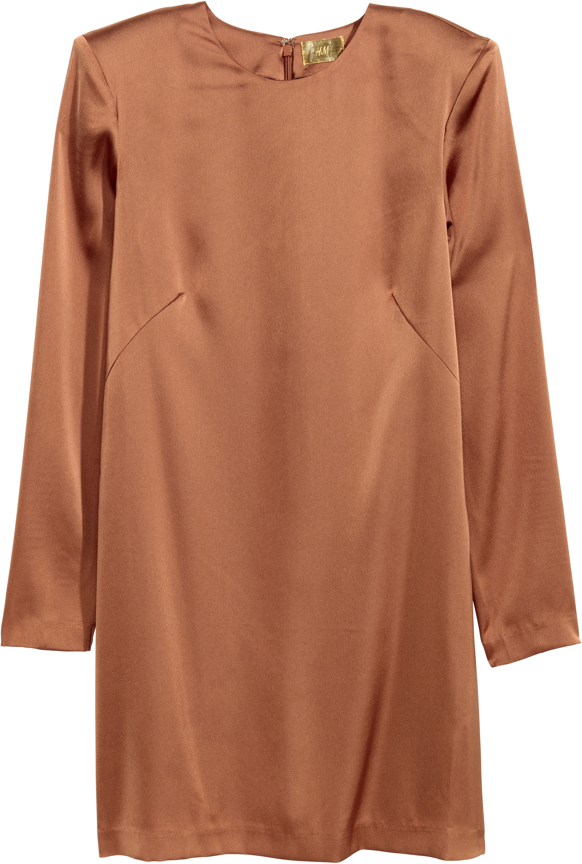 Акція на Сукня H&M XAZ175551QMUF 38 Світло-коричнева від Rozetka