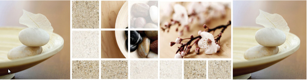 

Наклейки кухонный фартук Zatarga " Охра" бежевый 650х2500мм