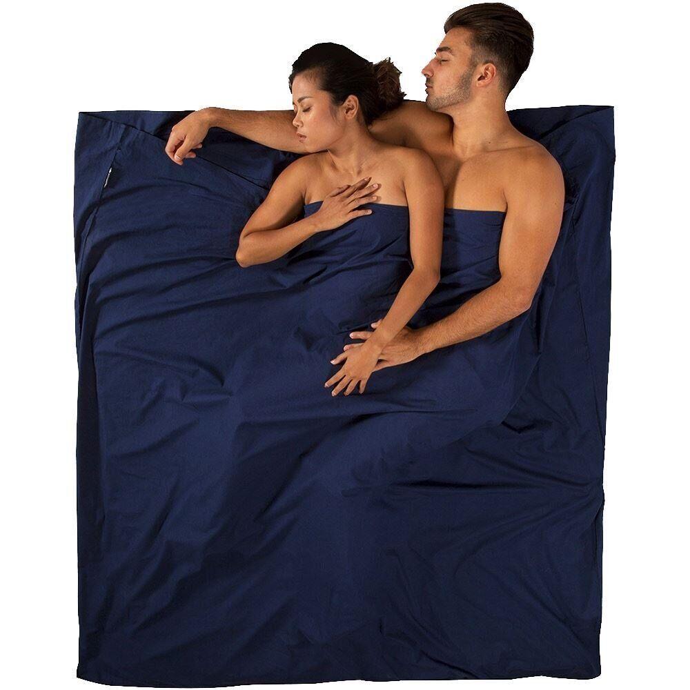 

Вкладиш в спальник Sea To Summit Premium Cotton Travel Liner Double Rectangular Navy Blue (STS ADBLOSNB)