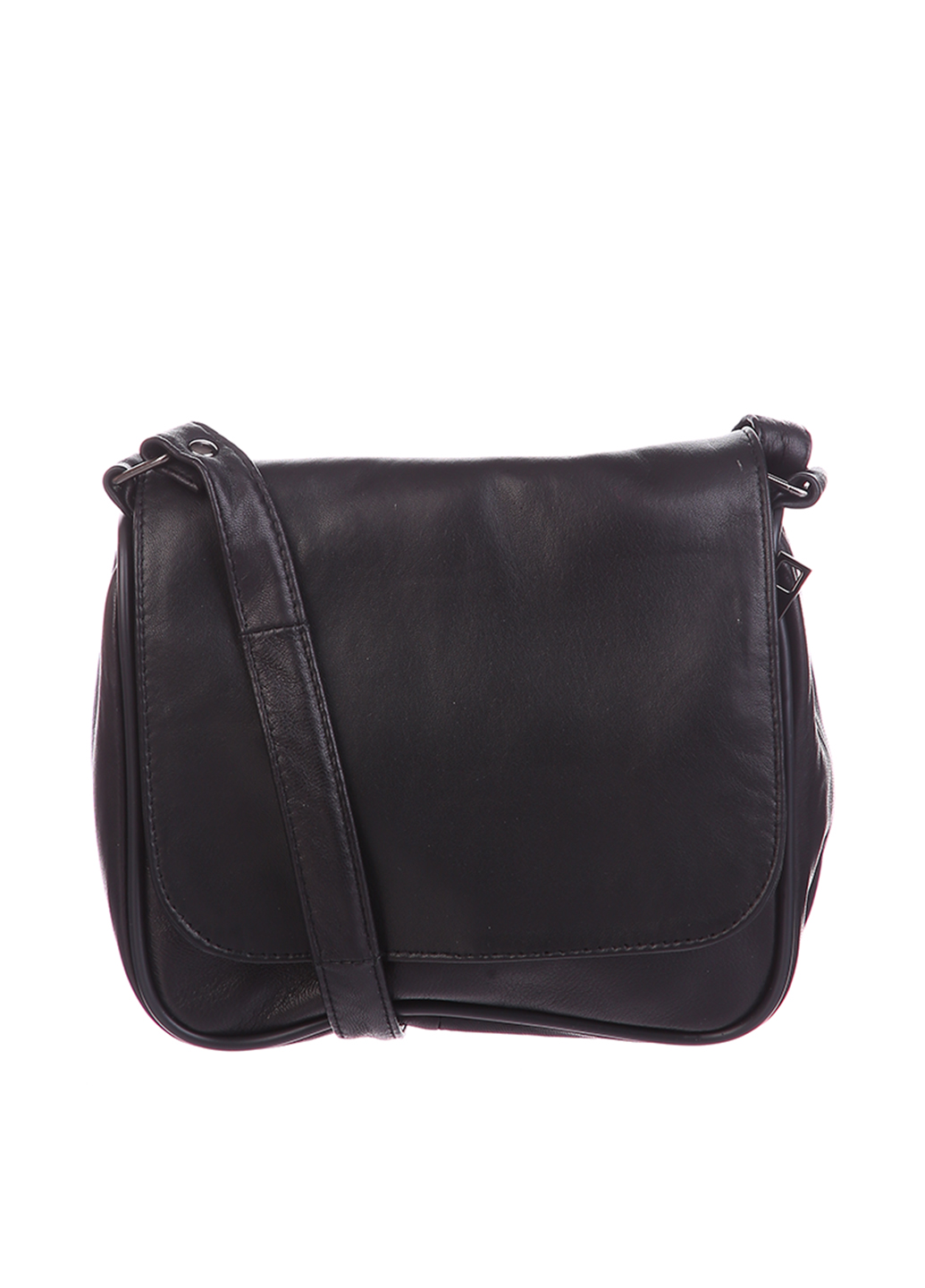 

Сумка кросс боди однотонная Leather Factory чёрный
