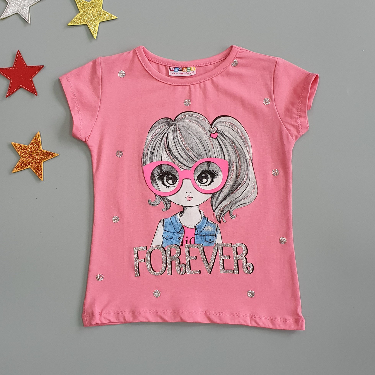 

Футболка Hacali kids для девочки 110-116 см Розовая 18679