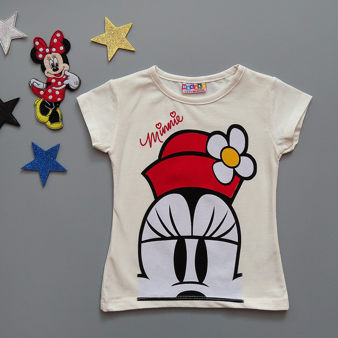 

Футболка Minnie Mouse Hacali kids для девочки 110-116 см Молочная 17697