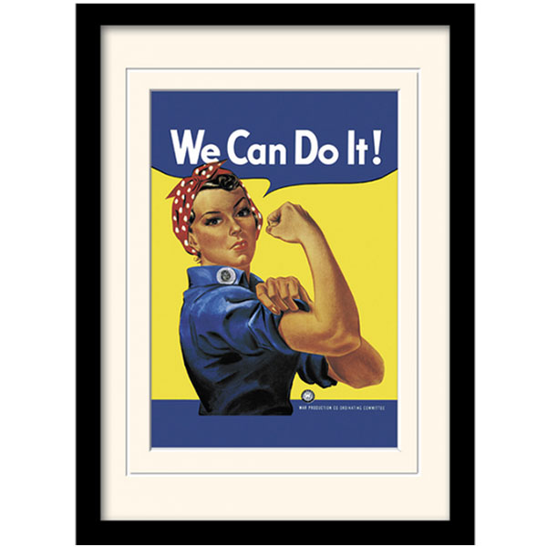 

Постер в раме "Rosie the Riveter" 30 x 40 см