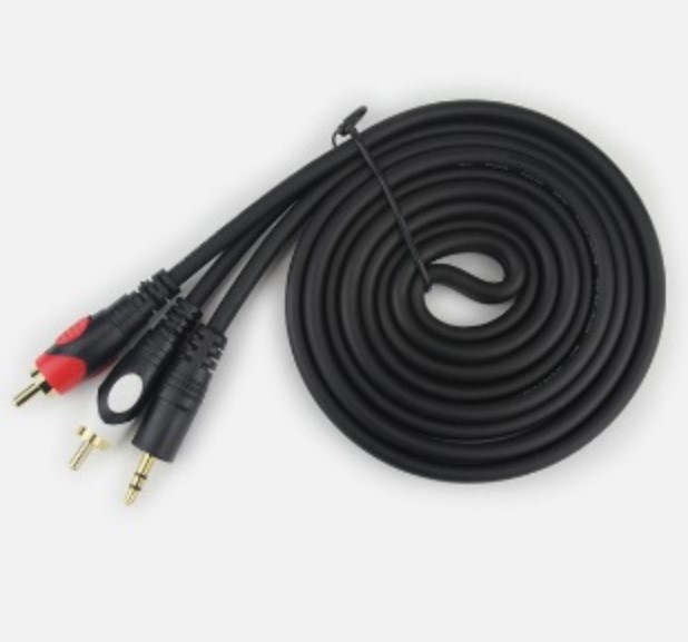 

Готовый аудио кабель Jack 3,5 stereo — 2xRCA Master 5.0PCu 5м