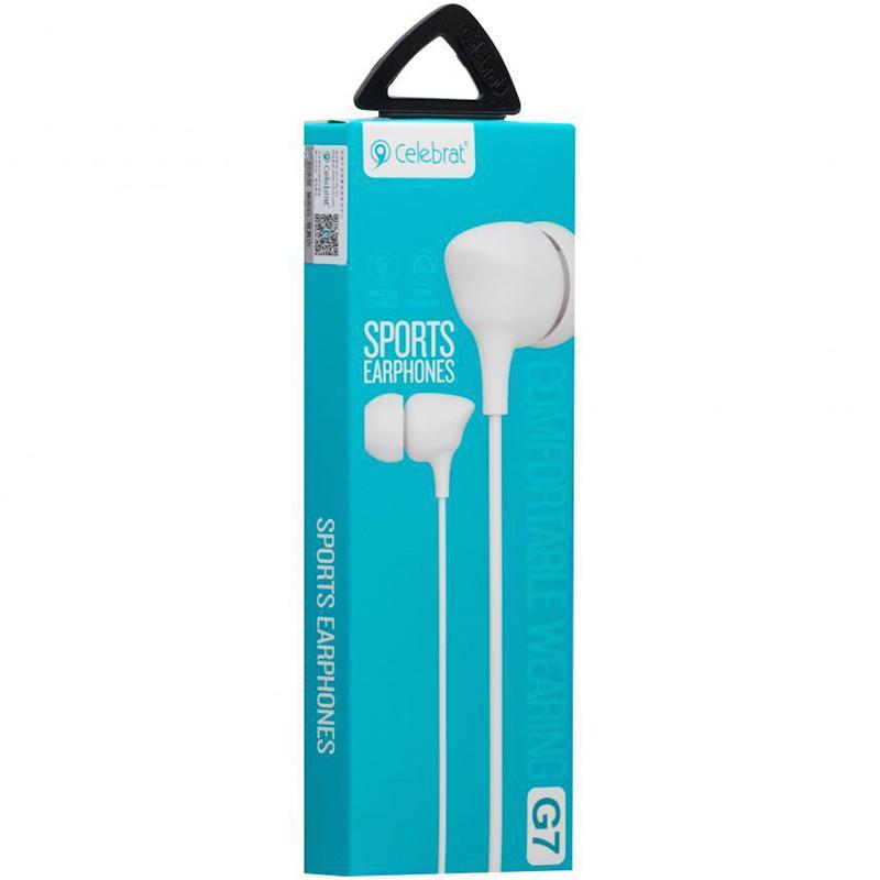 

HF MP3 Celebrat G7 White + mic + button call answering