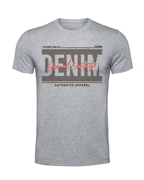 

Футболка чоловіча Файна крамничка "Denim" Сірий XXXL (53000-643)