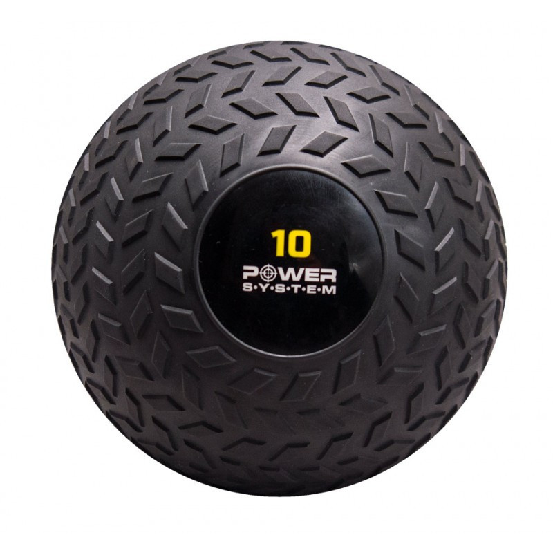 

Мяч SlamBall для кросфита и фитнеса Power System PS-4116 10 кг рифленый