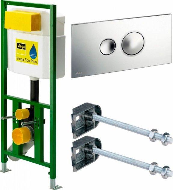 

Инсталляция Viega Еco Plus 660321 + хром кнопка 596323