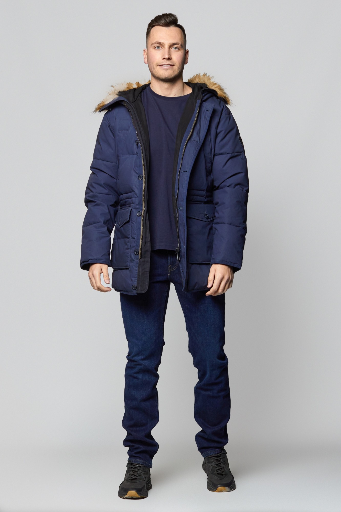 Wrangler Parka Giacca, Mole, M Uomo