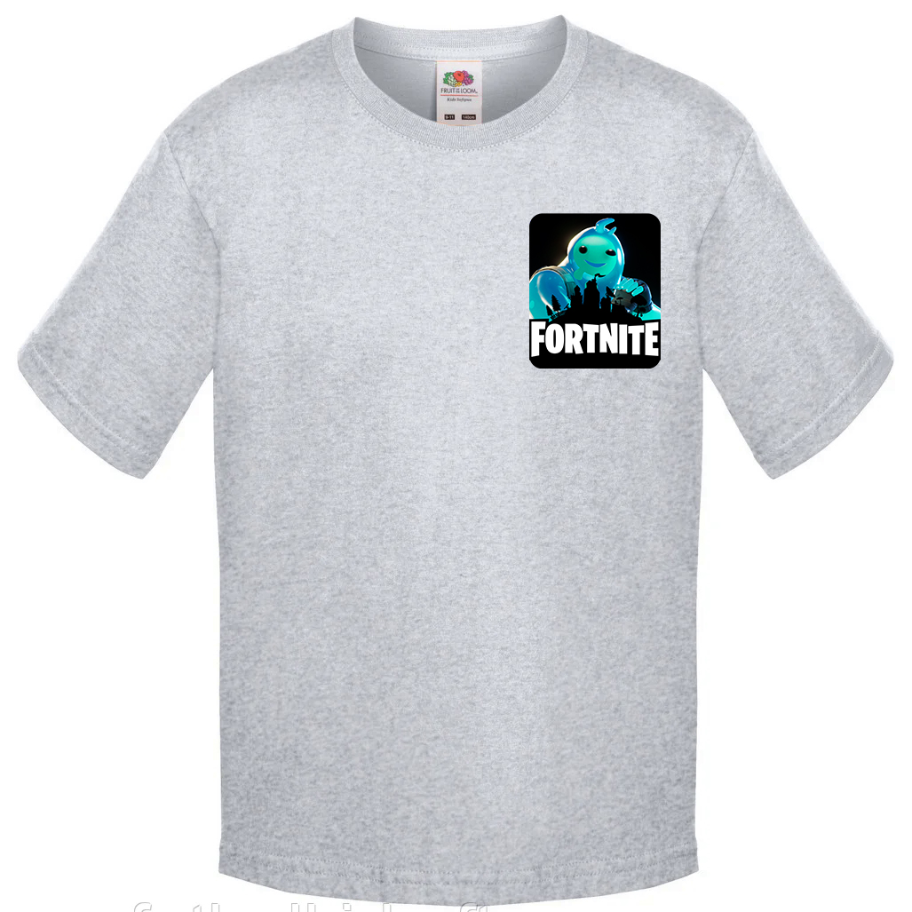 

Футболка Fruit of the Loom fortnite (Пузырь Всплекс Rippley vs Sludge Фортнайт) Серый 152 см SS4B1RS3M152