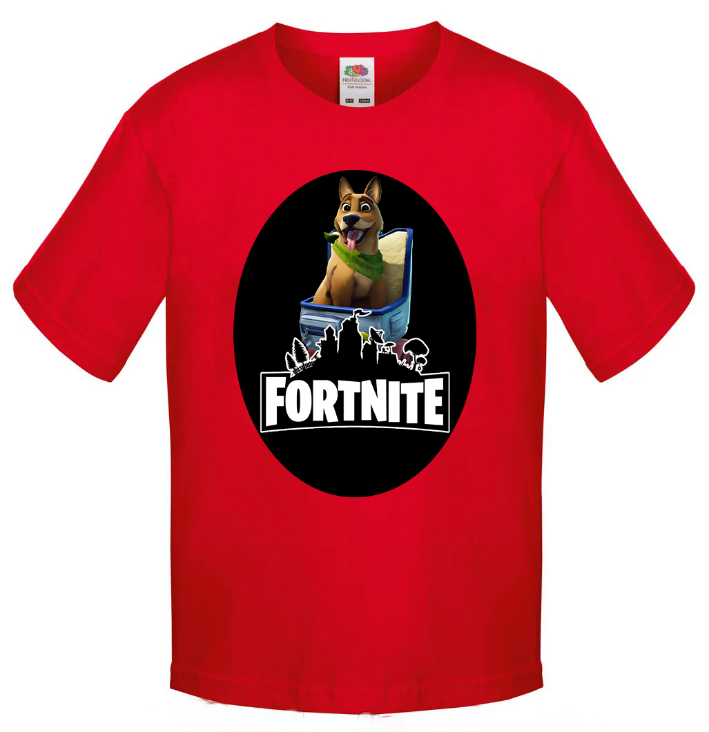 

Футболка Fruit of the Loom fortnite (Bonesy Дружок Фортнайт) Красный 116 см KR4B1BDM116