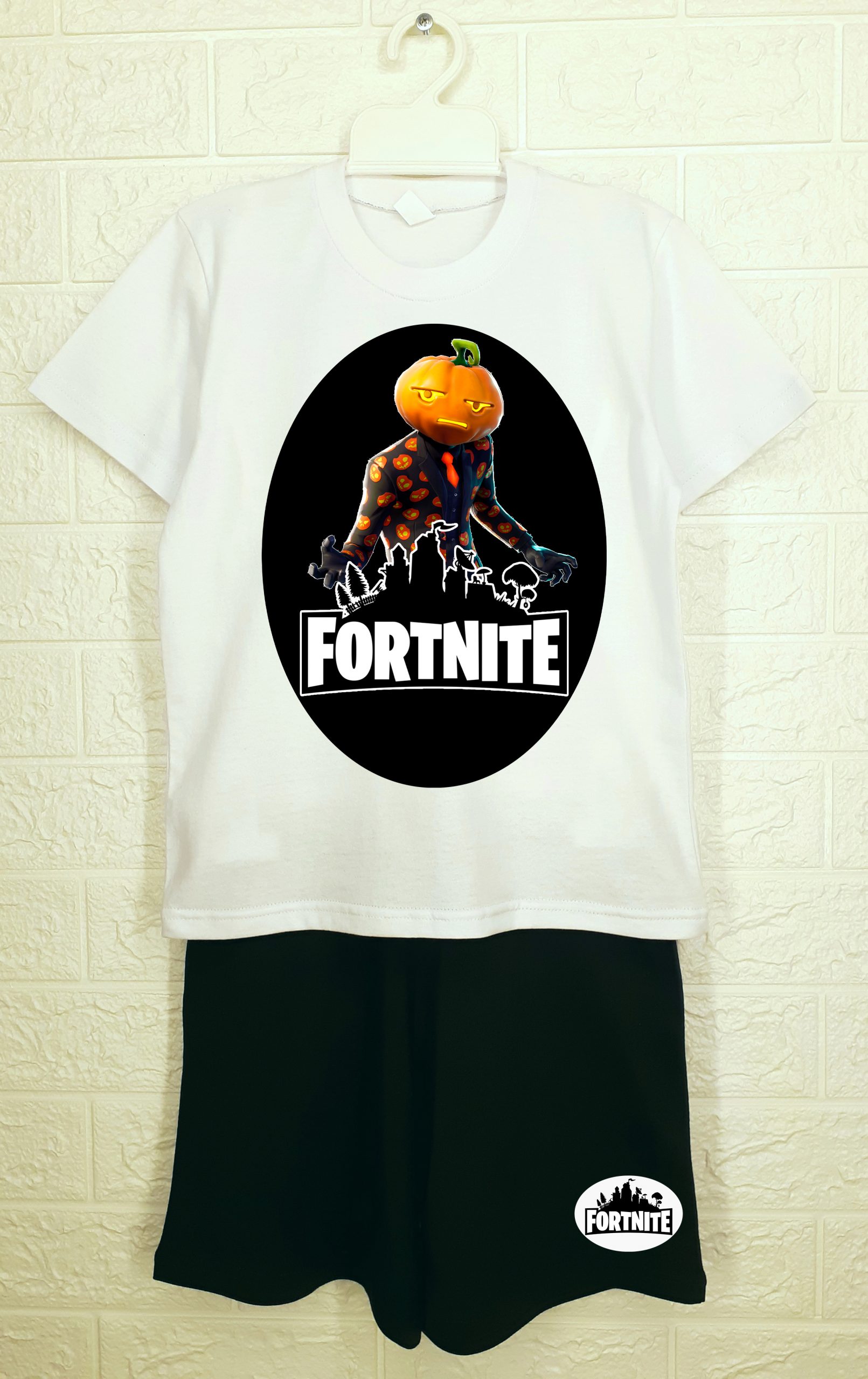 

Костюм ArtSvet Fortnite (Jack Gourdon Агент тыква Фортнайт) 116 cм Белый ARTK3JGM116