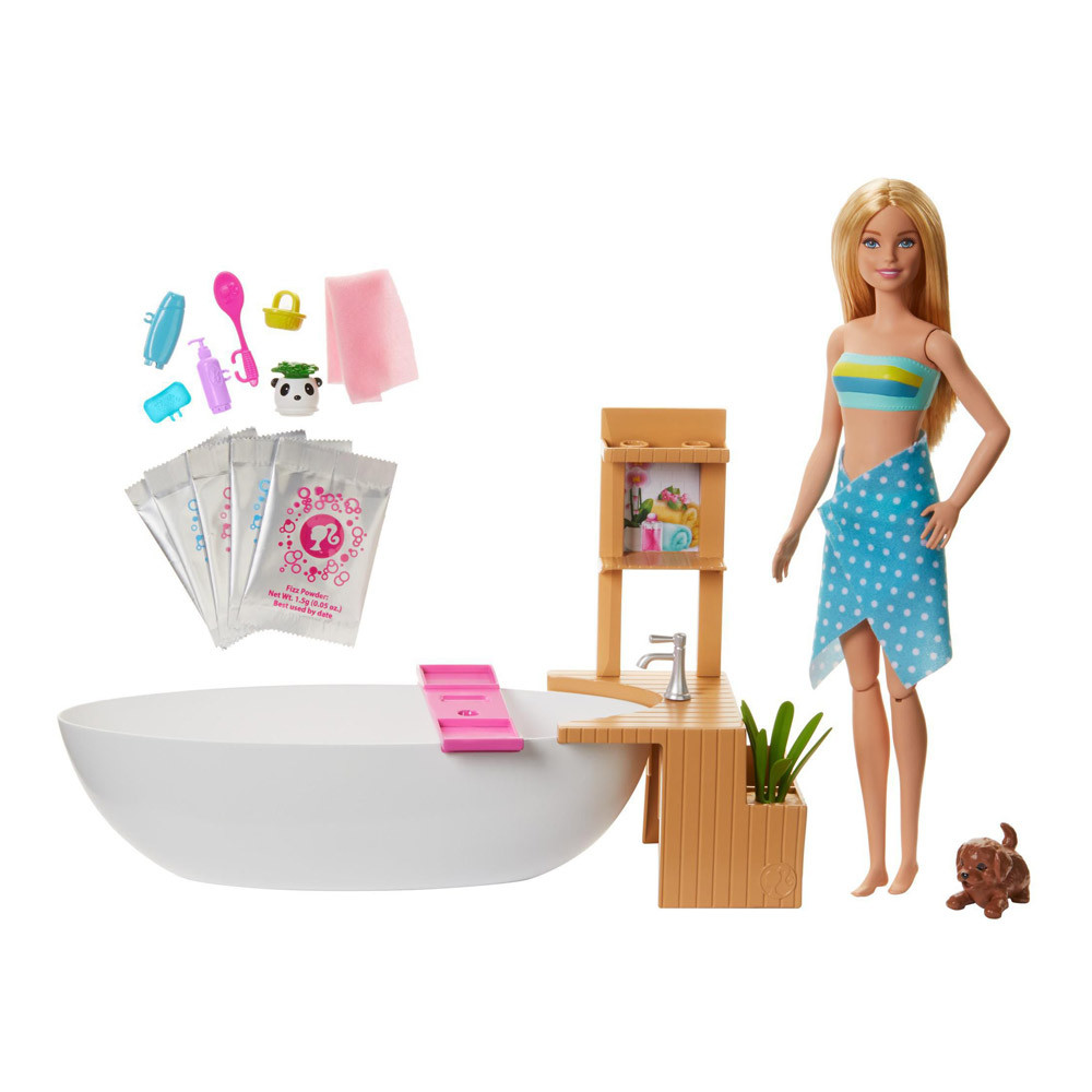 

Игровой набор Кукла Barbie Ванная комната GJN32