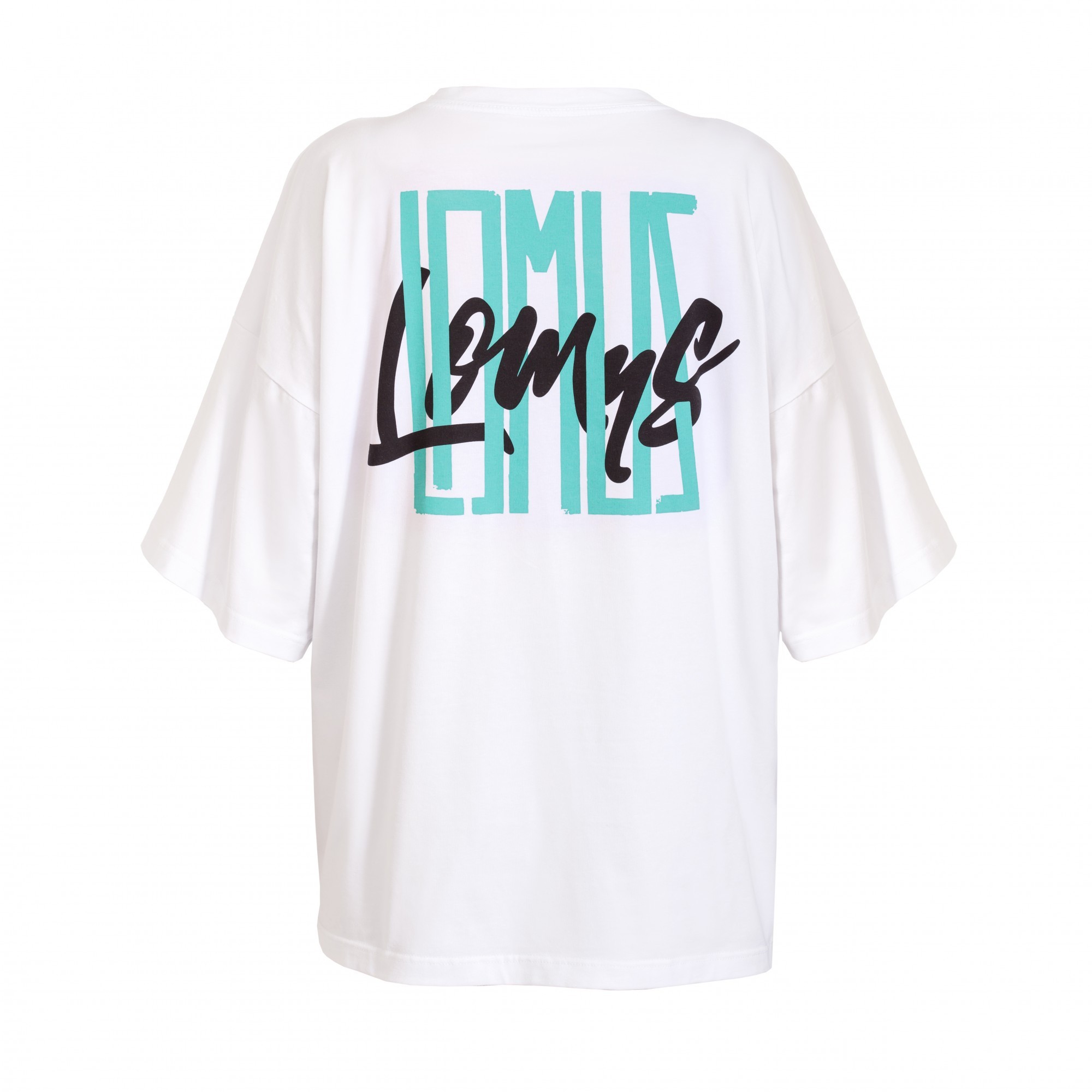 

Женский футболка LOMUS oversize белая