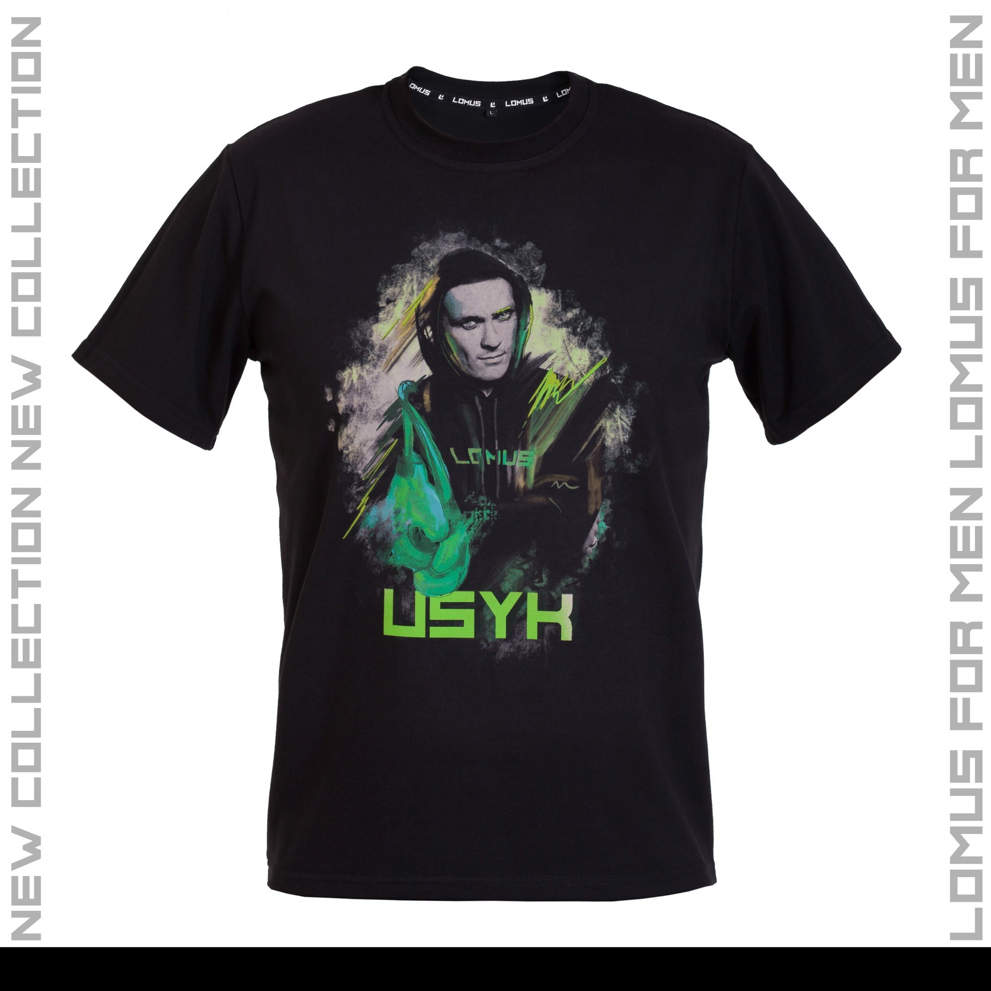 

Мужская футболка LOMUS USYK FAN XXL черная
