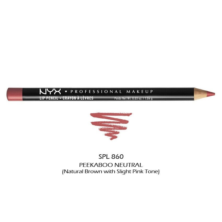 Карандаш для губ Peekaboo Neutral Nyx Professional Makeup Slim Lip Pencil от продавца Garna