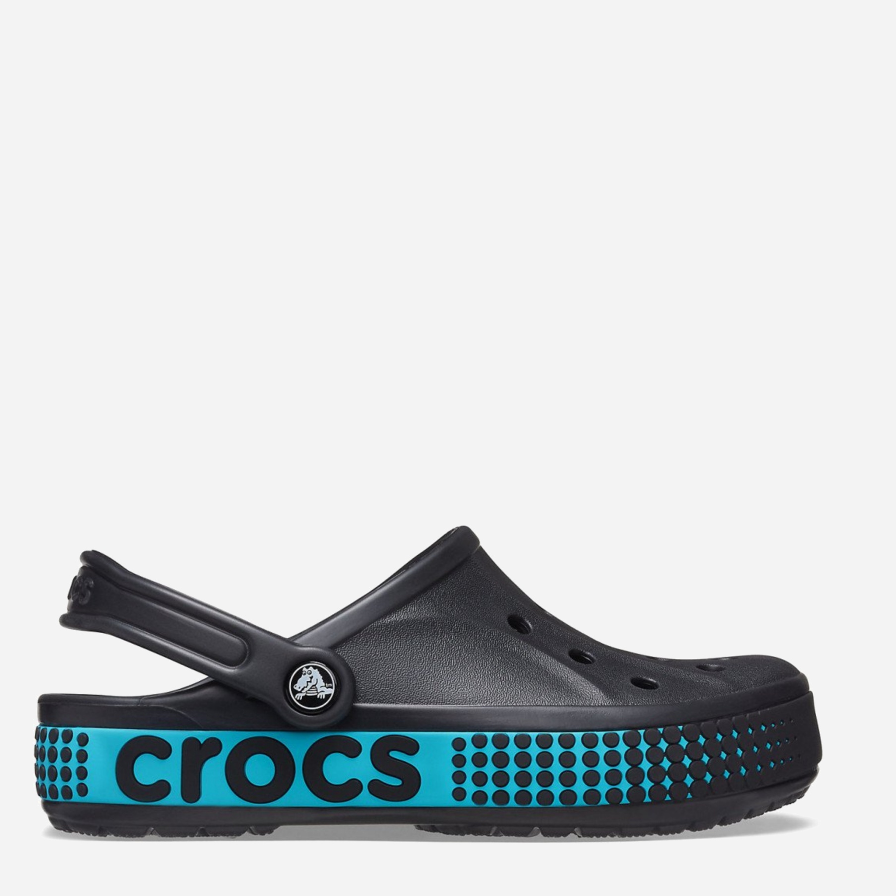 Акція на Жіночі крокси Crocs Bayaband Logo Motion 206852-001-M5/W7 37-38 23 см Чорні від Rozetka