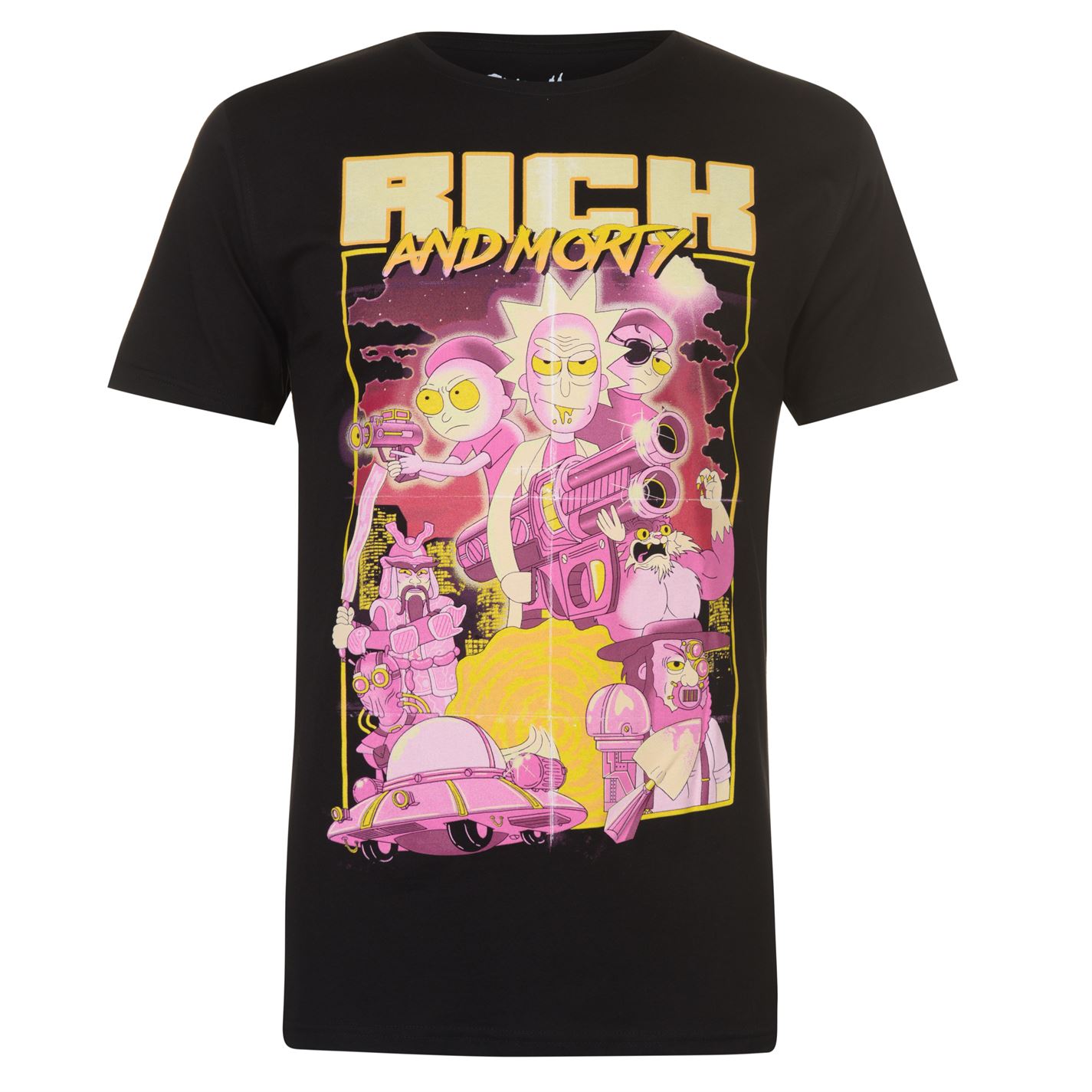 

Футболка Official Rick and Morty T Shirt Mens M Черный