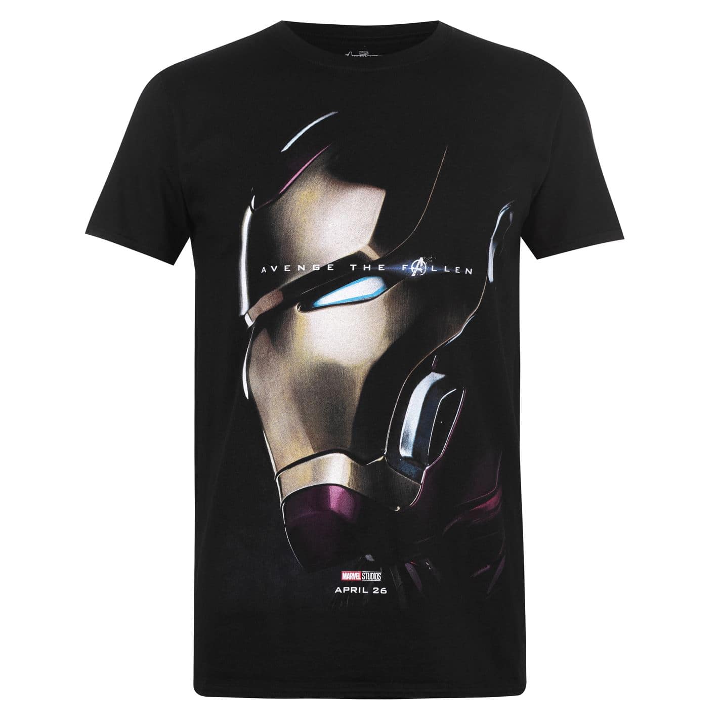 

Футболка Character Character Marvel T Shirt Mens L Черный