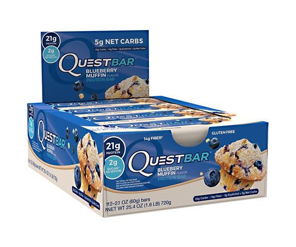 

Протеиновый батончик Quest Protein Bar Ежевичный мафин (60 грамм) - 12 шт (513241)