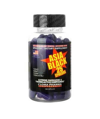 

Жиросжигатель Cloma Pharma Asia Black 100 капсул (452601)