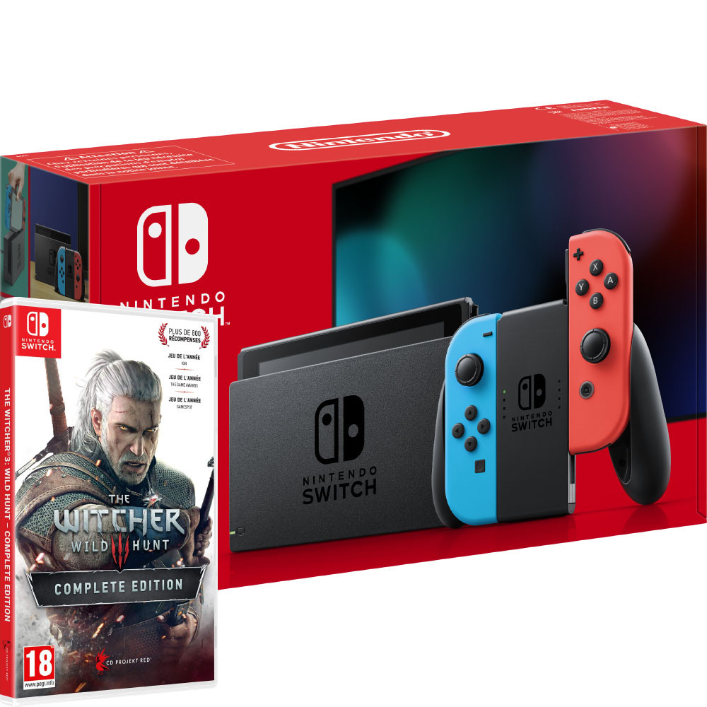 Игровая консоль Nintendo Switch Red & Blue Bundle (игра Witcher 3 Complete  Edition) – фото, отзывы, характеристики в интернет-магазине ROZETKA от  продавца: Game Loft | Купить в Украине: Киеве, Харькове, Днепре, Одессе,