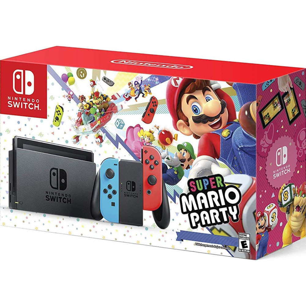 Игровая консоль Nintendo Switch Red & Blue Bundle (игра Super Mario Party)  – фото, отзывы, характеристики в интернет-магазине ROZETKA от продавца:  Game Loft | Купить в Украине: Киеве, Харькове, Днепре, Одессе, Запорожье,