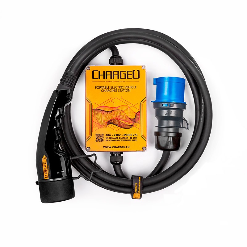 

Зарядная станция ChargeU PRO 40A Type 2 (Mennekes)