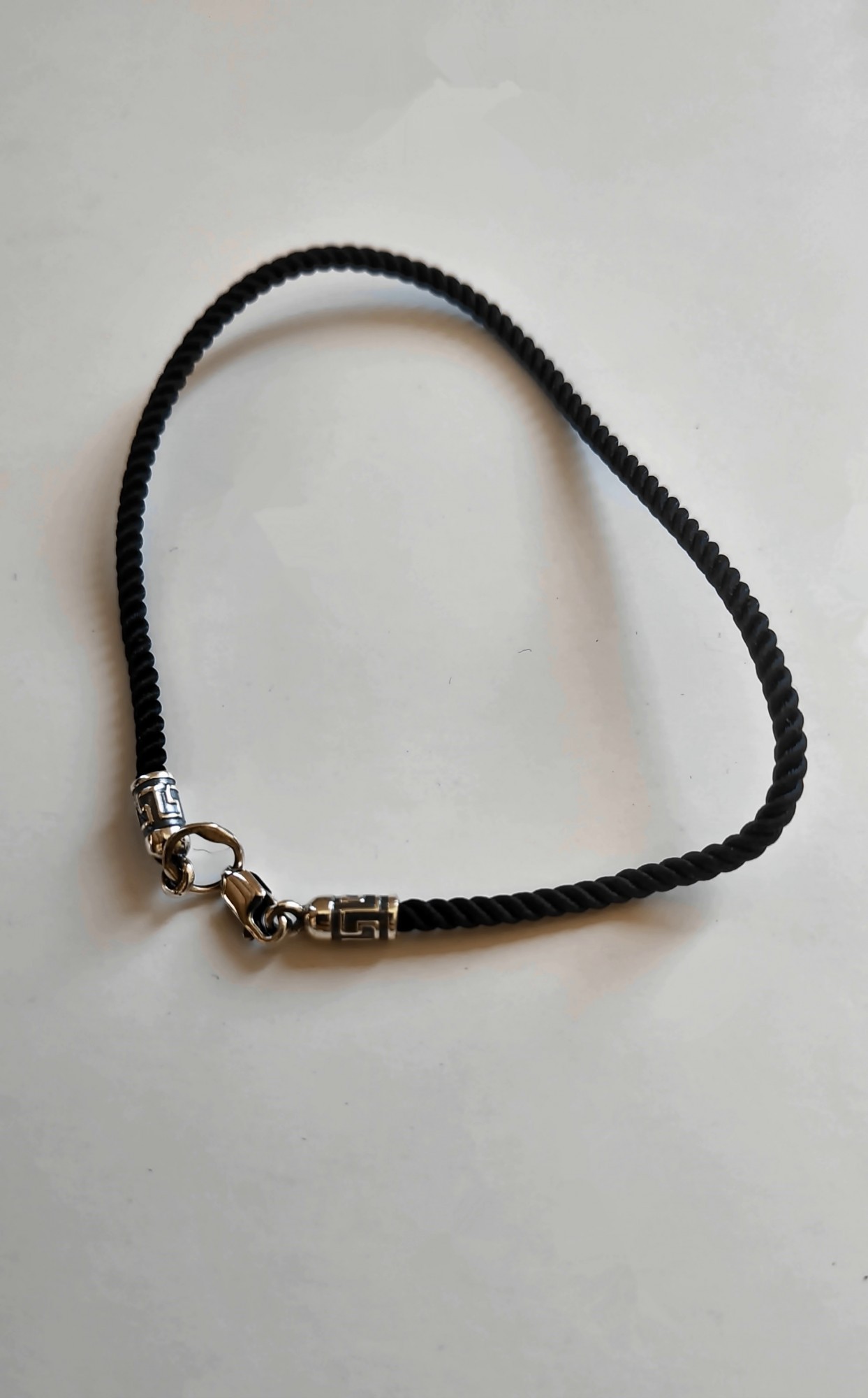 

Браслет из серебра 925° и шелка "Милан" на руку SilverArtisan 1.71199 размер 17