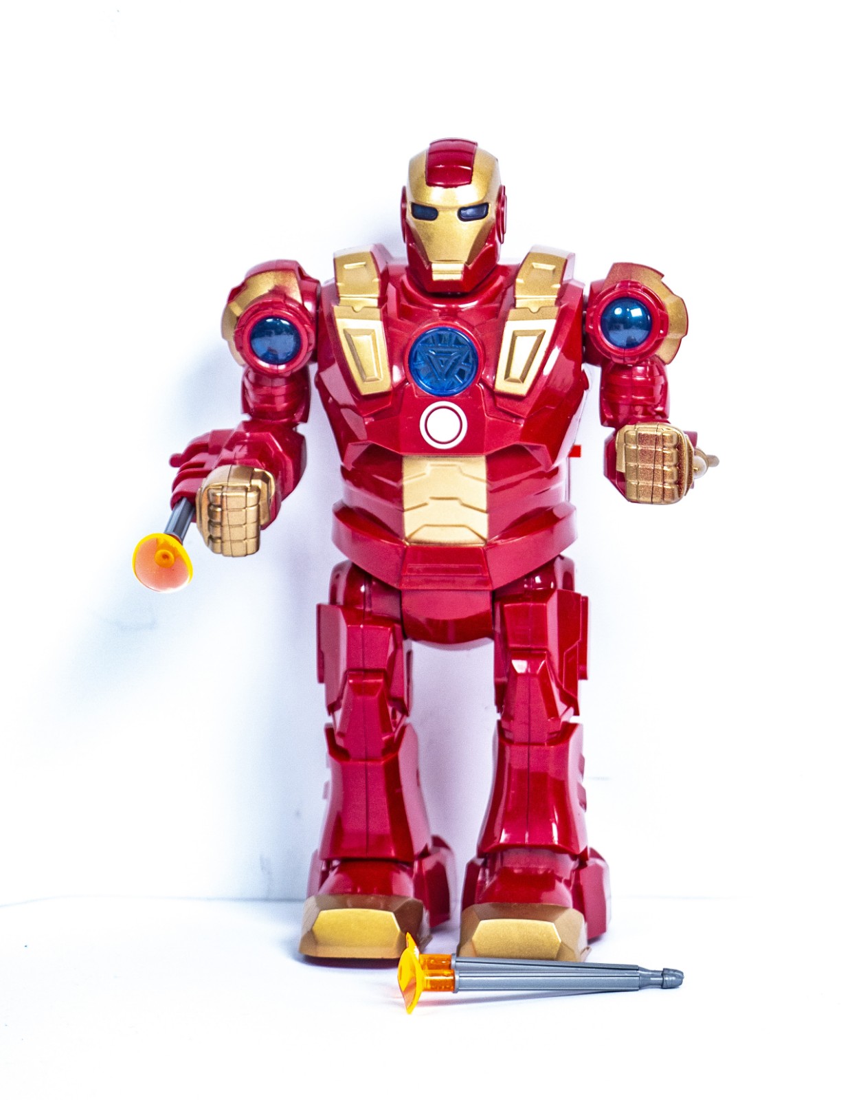 

Игрушка робот Железный человек Zheng Han "Iron Man" + стреляет 0821