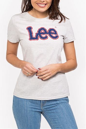 

Футболка Lee Logo Tee - Серый L-00