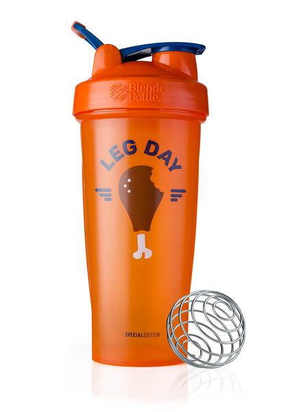 

Спортивный шейкер BlenderBottle (ORIGINAL) Special Edition Leg Day 820ml, Orange