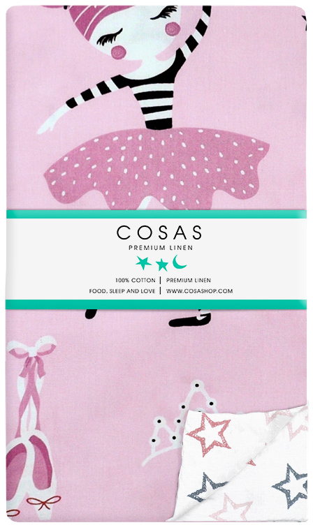 

Пододеяльник Cosas Ballerina-Rose 155х215