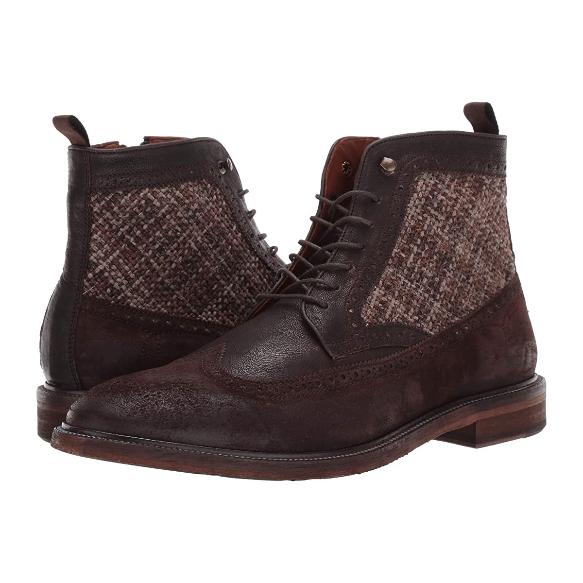 

Ботинки JM Collection Brewer Wing Tip Boot Dark Brown, 46