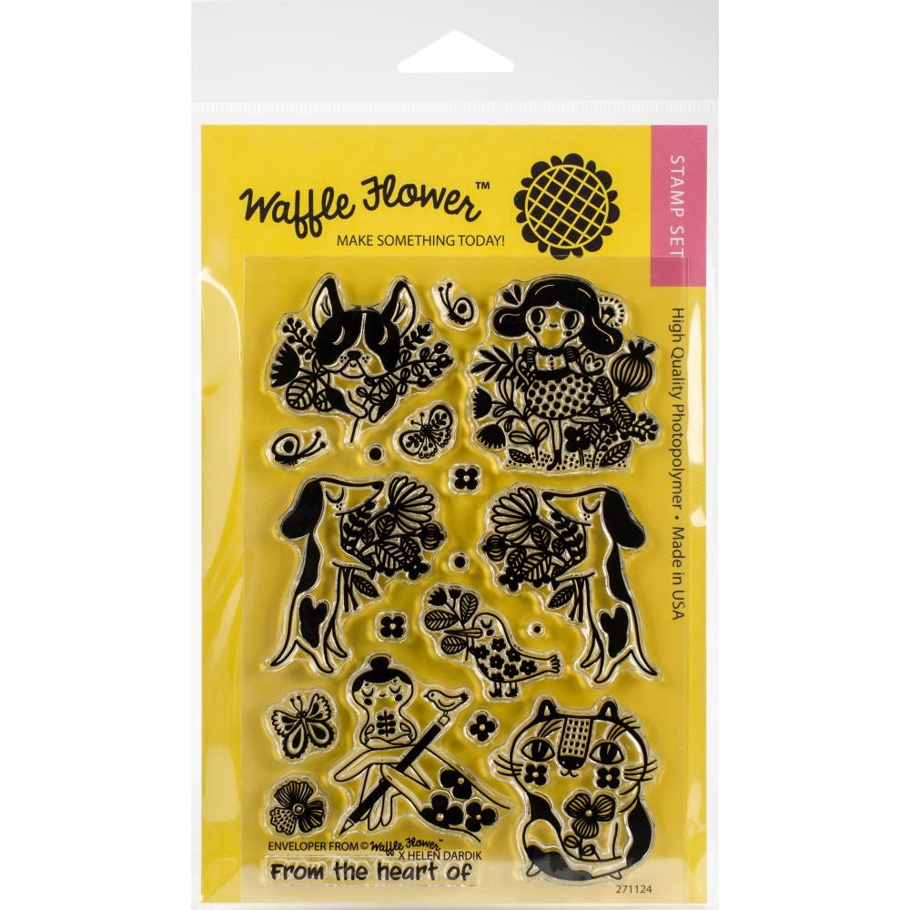 

Набор штампов Waffle Flower Crafts Enveloper From