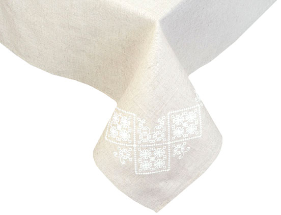 

Скатерть Edelvika 339-19/00 Бежевая 140х180 см