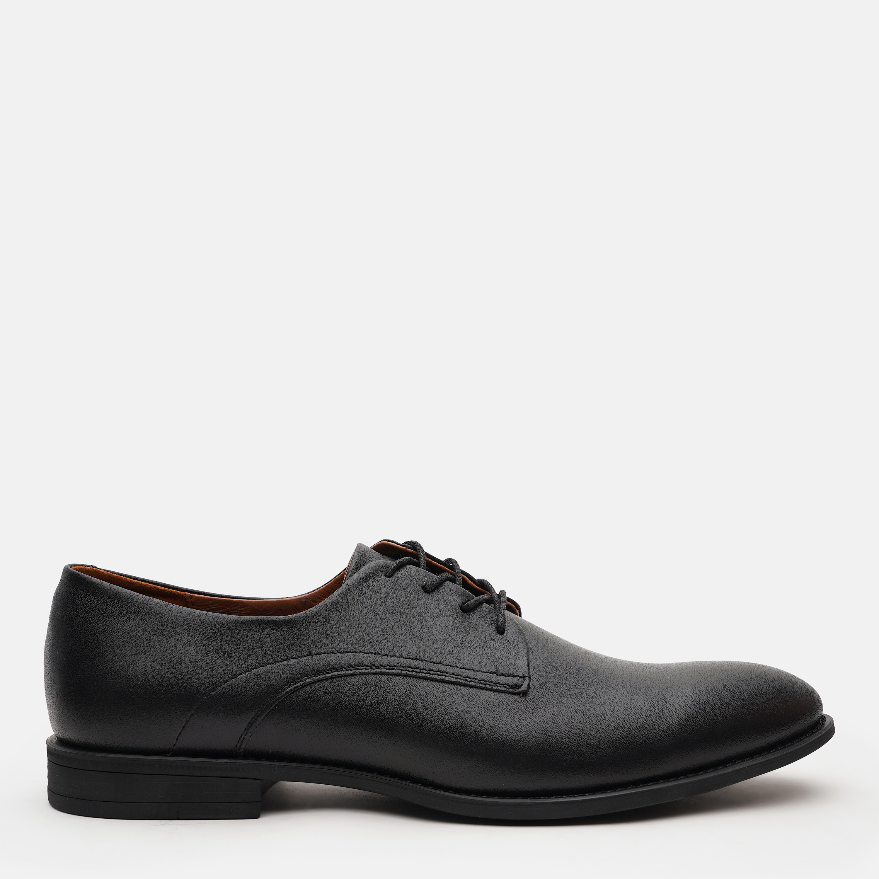Акція на Чоловічі дербі Prime Shoes 486 Black Leather 01-486-10110 43 28.5 см Чорні від Rozetka