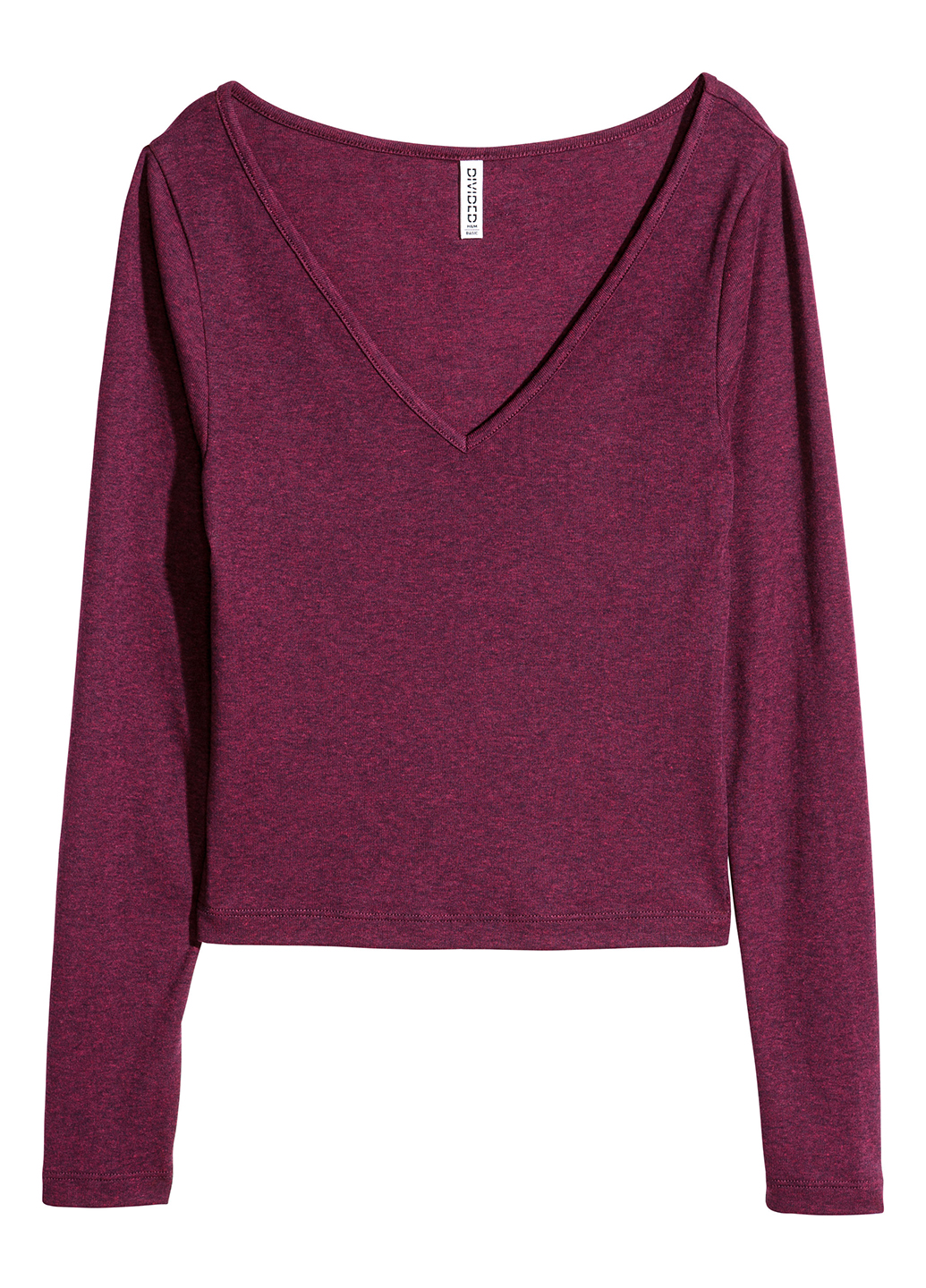 

Лонгслив H&M S фиолетовый 4276234