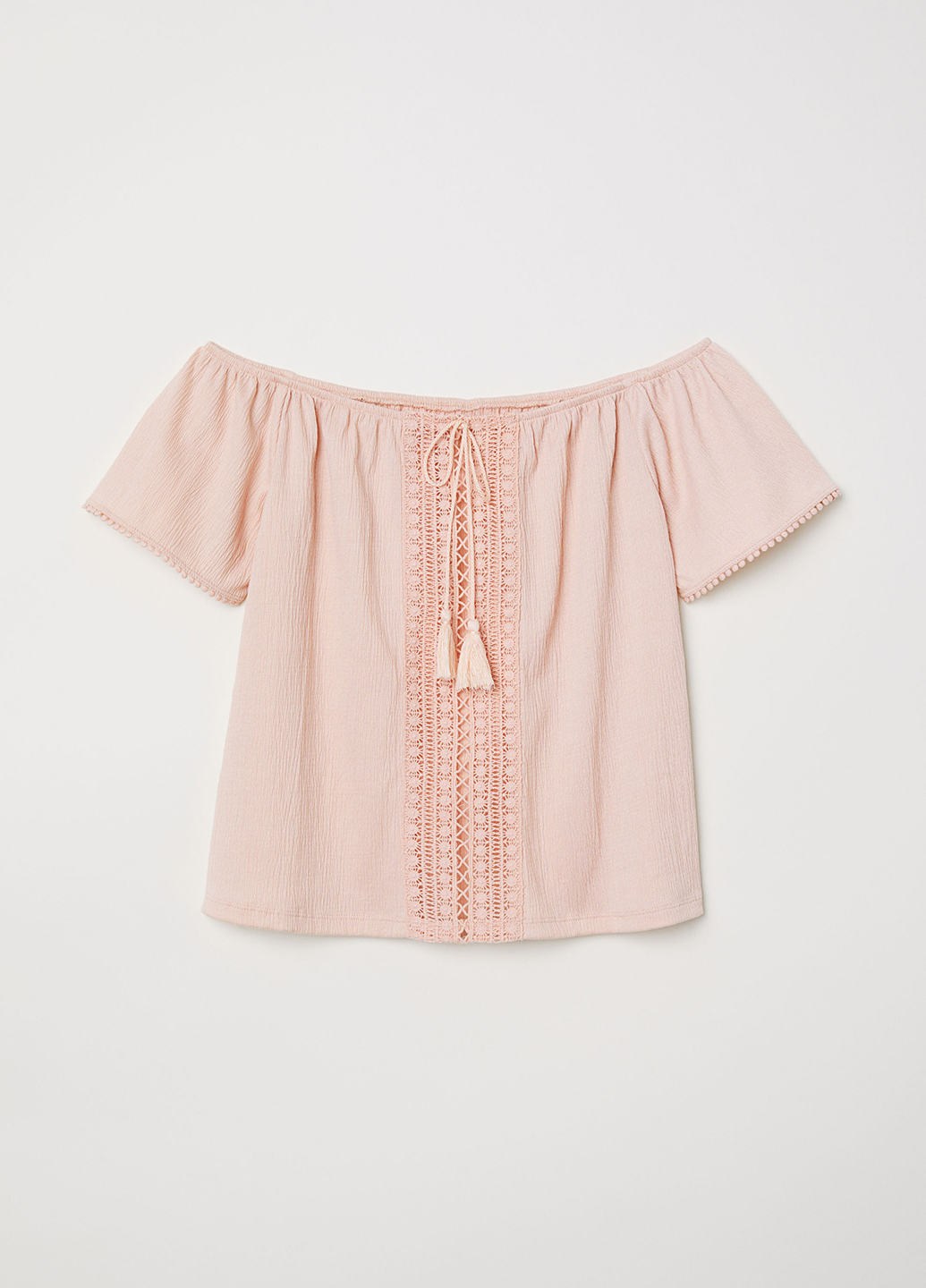 

Блуза H&M S бледно розовый 6422247