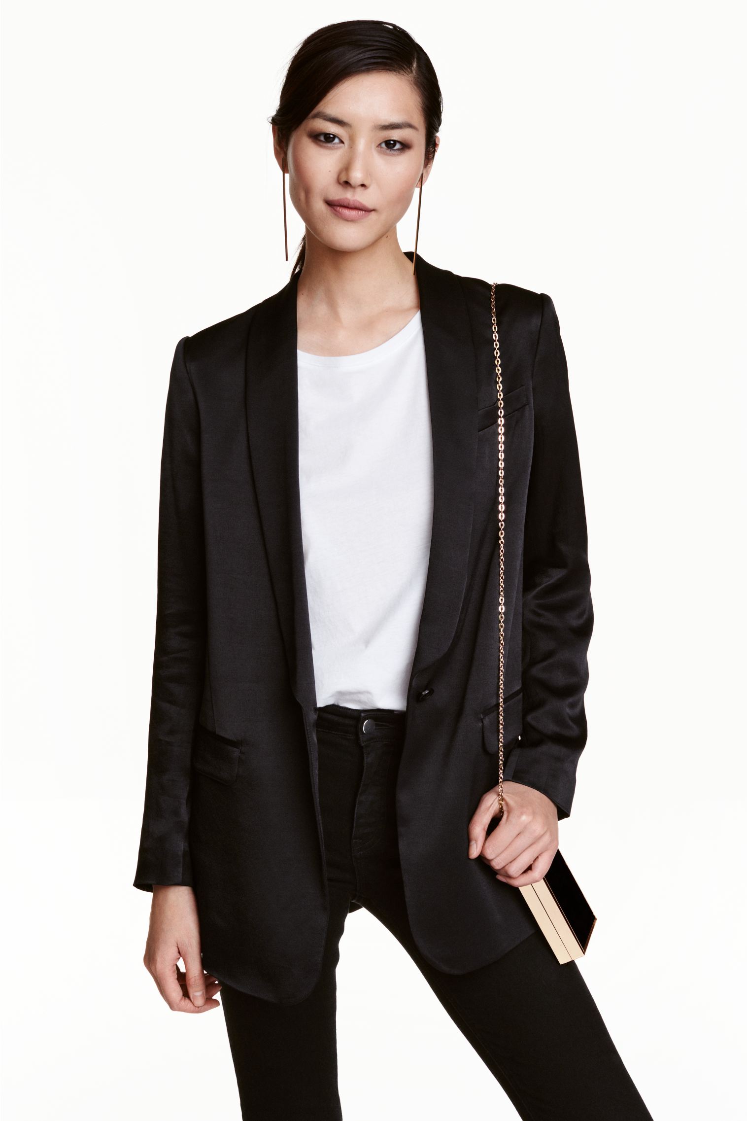 

Пиджак H&M  черный 4412974, Пиджак H&M 46 черный 4412974